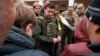 Владимир Зеленский в Золотом-4 Луганской области, 26 октября 2019 года 